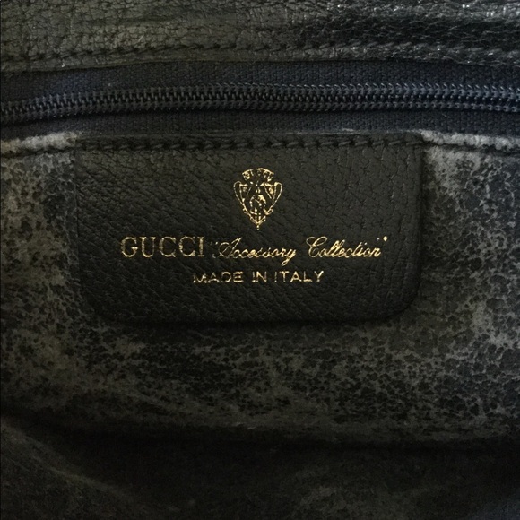 Final Sale! GUCCI VINTAGE MONOGRAM FOLD-OVER HOBO WRISTLET CLUTCH MINI PURSE - Picture 7 of 15
